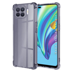 Husa Oppo Reno4 Lite Techsuit Shockproof Clear Silicone, fumuriu