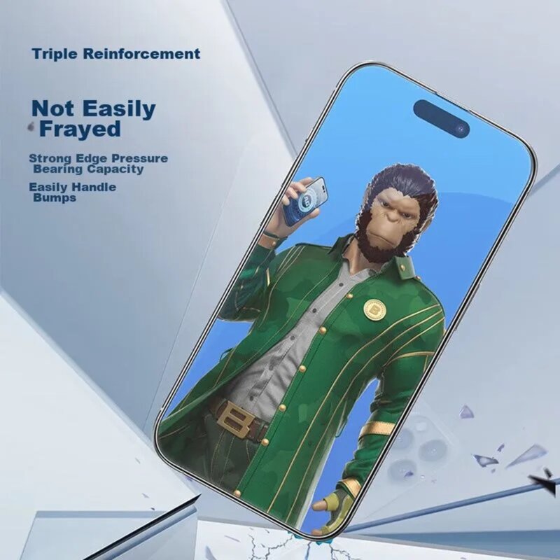 Folie mata iPhone X, iPhone 10 Blueo Anti-Glare Matte Glass, negru