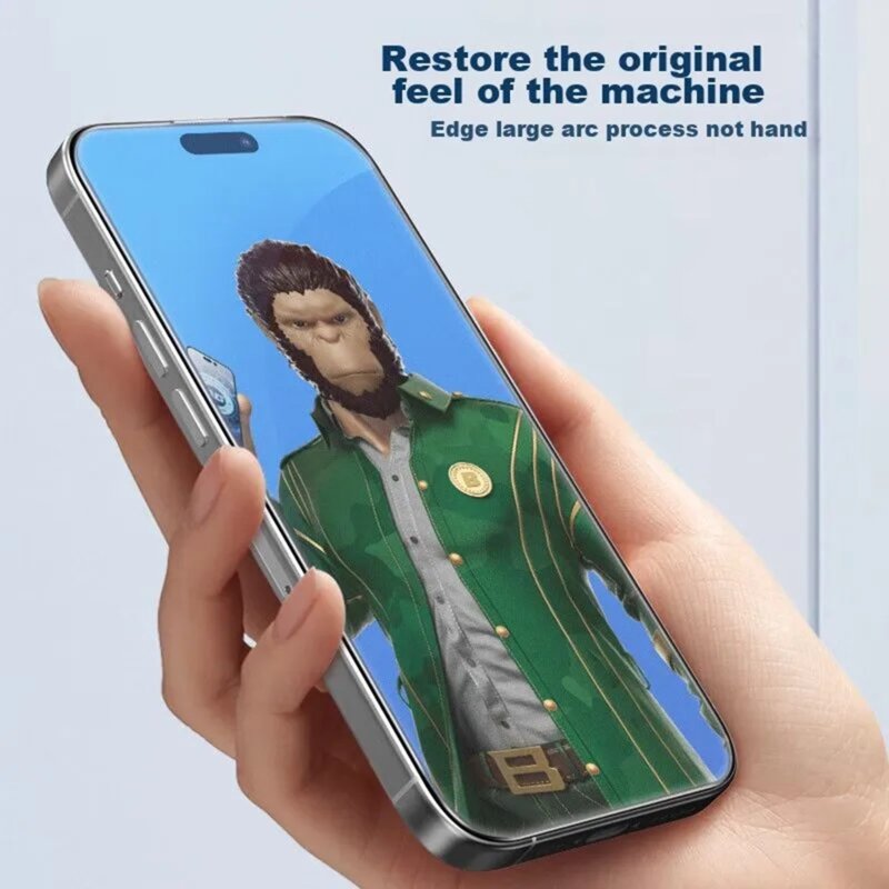 Folie mata iPhone X, iPhone 10 Blueo Anti-Glare Matte Glass, negru