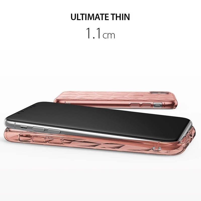 Husa iPhone XS Ringke Air Prism - Rose Gold