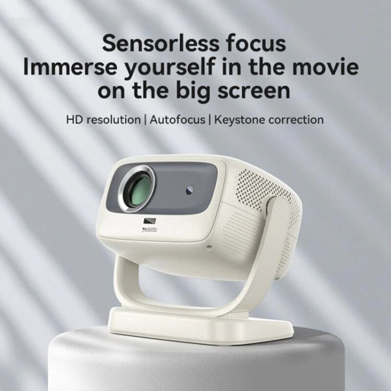 Videoproiector smart 1280x720P, BT5.1 Yesido TV13, alb