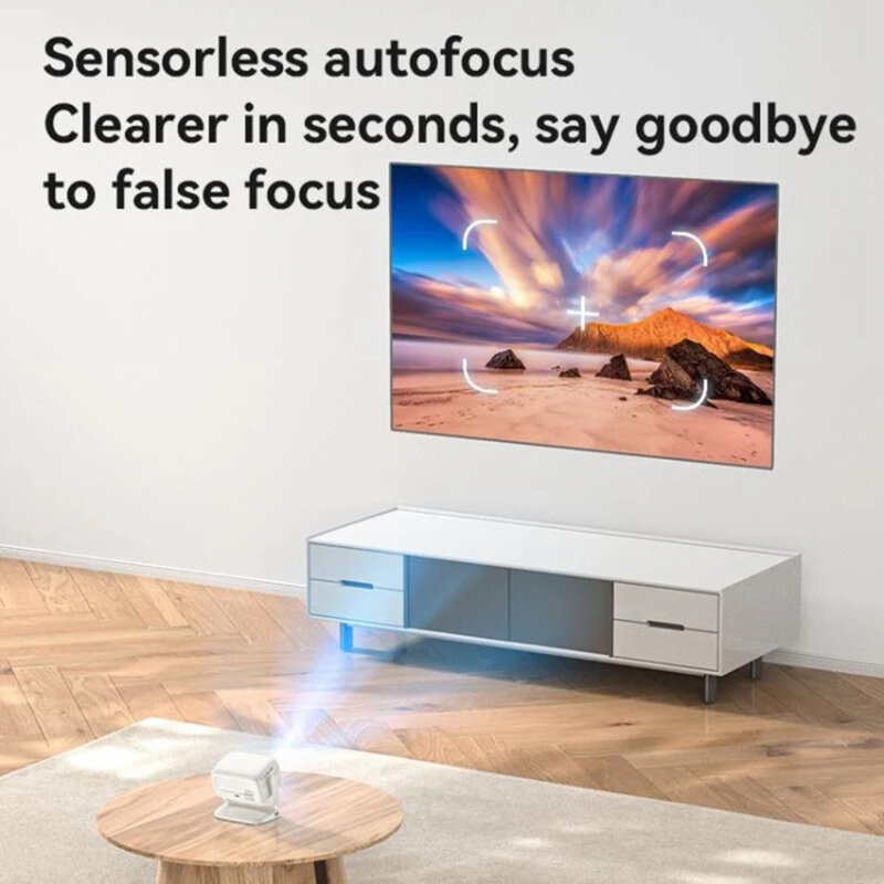 Videoproiector smart 1280x720P, BT5.1 Yesido TV13, alb