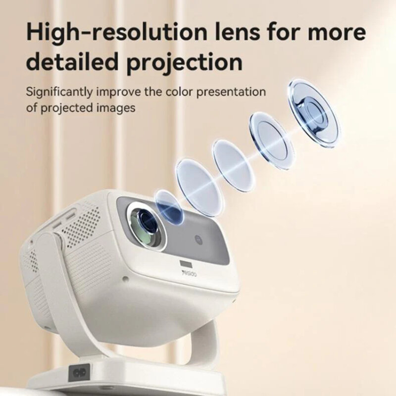 Videoproiector smart 1280x720P, BT5.1 Yesido TV13, alb