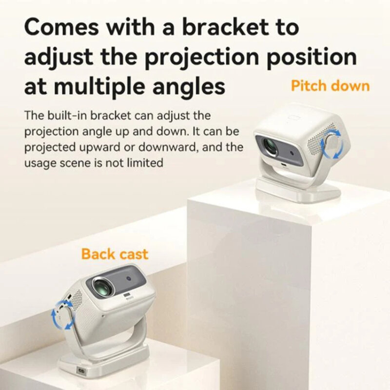 Videoproiector smart 1280x720P, BT5.1 Yesido TV13, alb