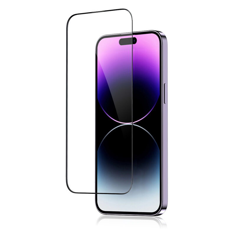 Folie iPhone 15 Blueo Anti-Broken Glass, negru