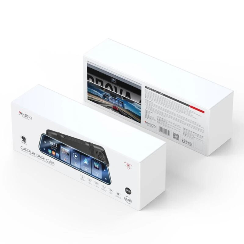Oglinda retrovizoare inteligenta, camera auto oglinda 4K Yesido KM24