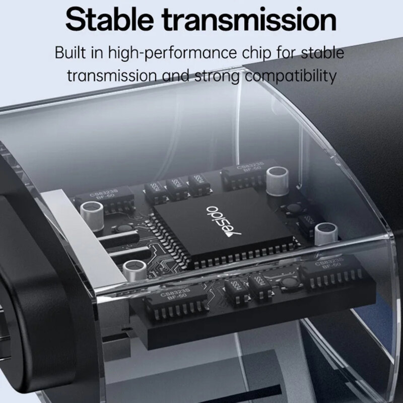 Adaptor OTG Type-C la USB, QC18W Yesido GS31, gri