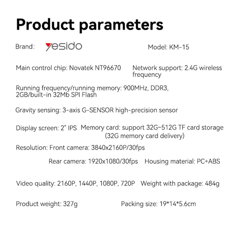 Camera auto 4K cu ecran 2