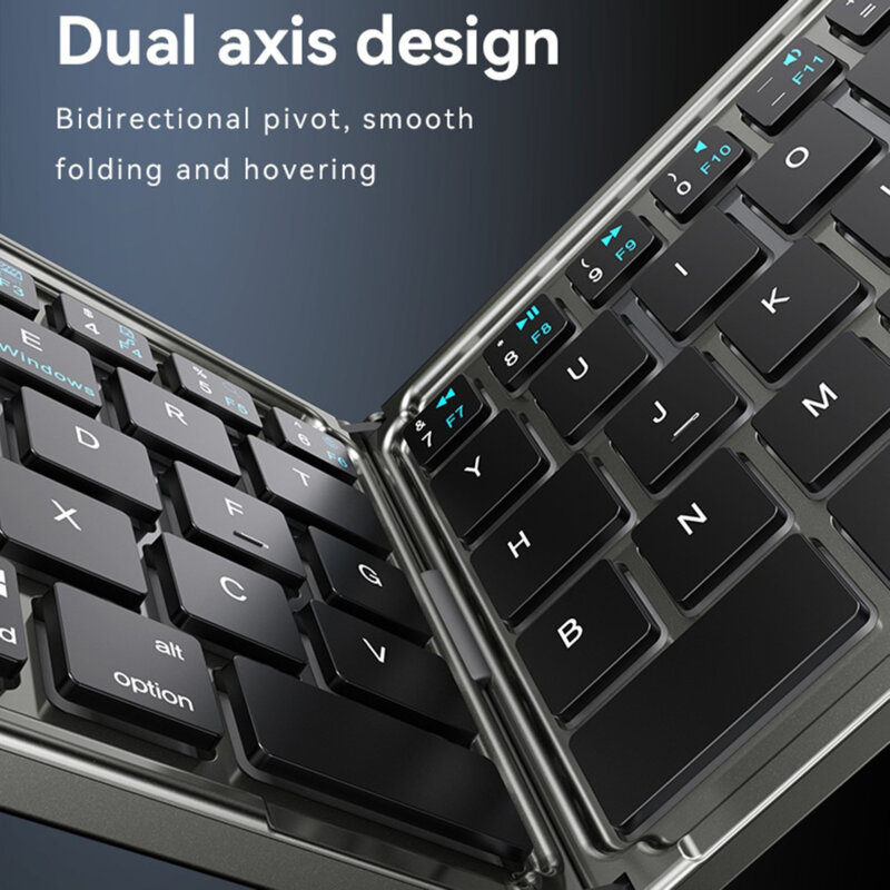 Tastatura pliabila Bluetooth 5.0, compacta Yesido KB27, negru