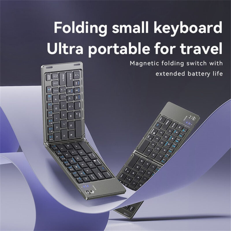 Tastatura pliabila Bluetooth 5.0, compacta Yesido KB27, negru
