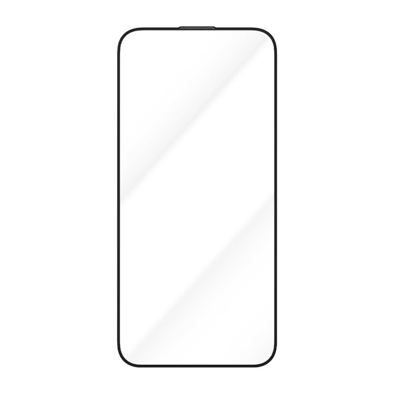 Folie iPhone 14 Pro Max cu aplicator Blueo Anti-Dust HD Glass, negru