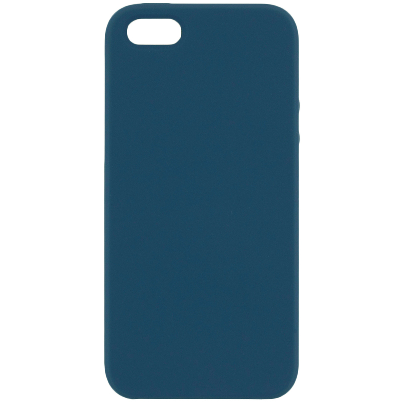 Husa iPhone 5 / 5s / SE Silicon Soft Touch - Bleumarin