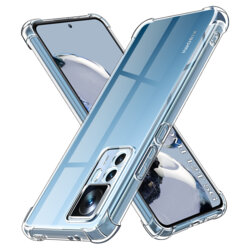 Husa Xiaomi 12T Techsuit Shockproof Clear Silicone, transparenta