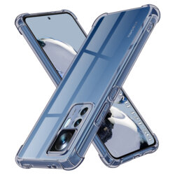 Husa Xiaomi 12T Techsuit Shockproof Clear Silicone, fumuriu