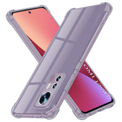 Husa Xiaomi 12 Techsuit Shockproof Clear Silicone, fumuriu