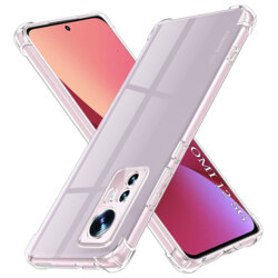 Husa Xiaomi 12 Techsuit Shockproof Clear Silicone, transparenta