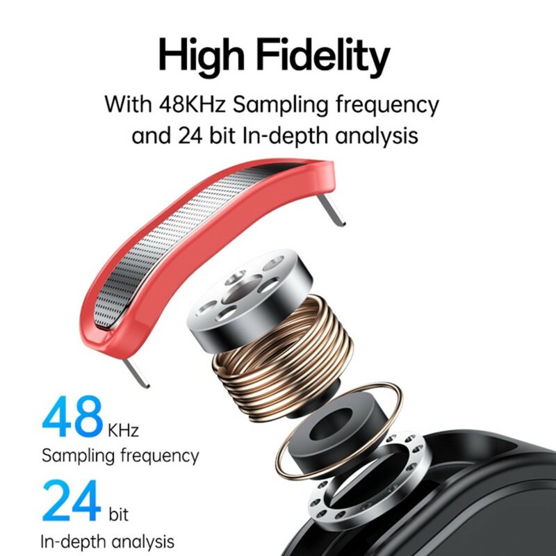 Microfon tip lavariera 360°, 600mAh, magnetic Yesido KR19, negru