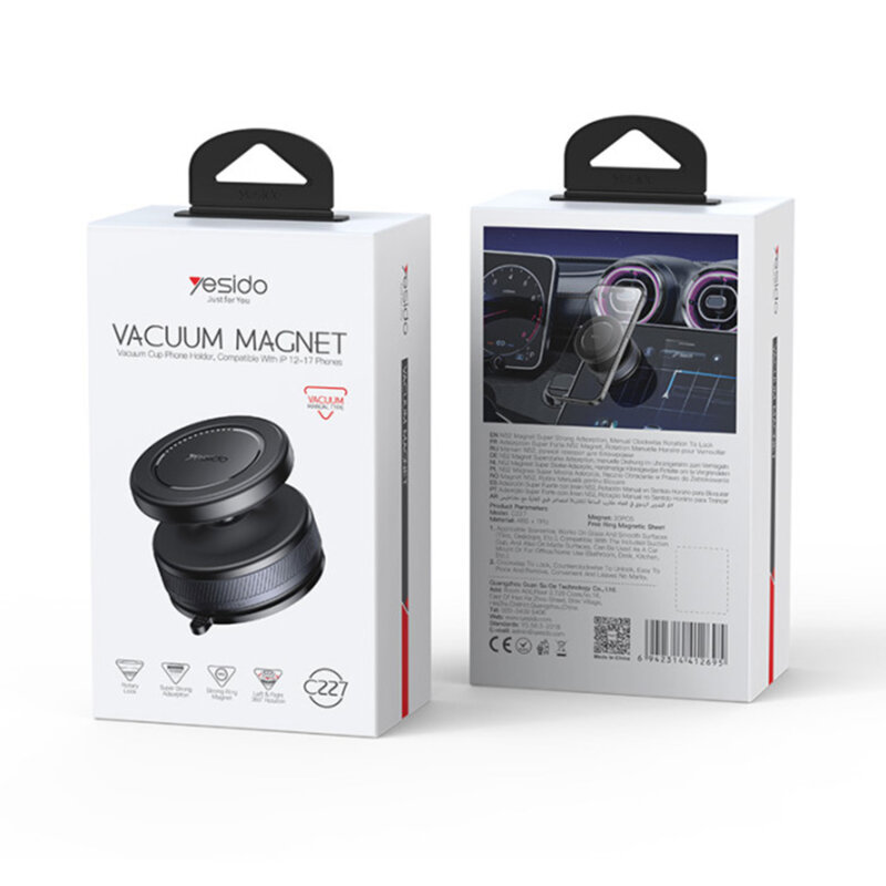 Suport auto magnetic pentru bord, mini, 360 Yesido C227