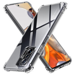 Husa Xiaomi 11T Pro Techsuit Shockproof Clear Silicone, transparenta