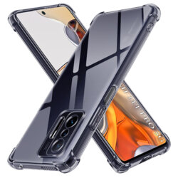 Husa Xiaomi 11T Pro Techsuit Shockproof Clear Silicone, fumuriu