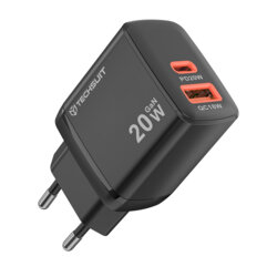 Incarcator priza Type-C, USB  20W Techsuit CH2, negru