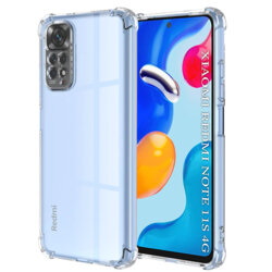 Husa Xiaomi Redmi Note 11S Techsuit Shockproof Clear Silicone, transparenta