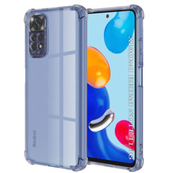 Husa Xiaomi Redmi Note 11 Techsuit Shockproof Clear Silicone, fumuriu