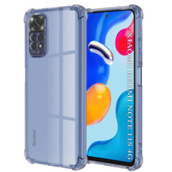 Husa Xiaomi Redmi Note 11S Techsuit Shockproof Clear Silicone, fumuriu