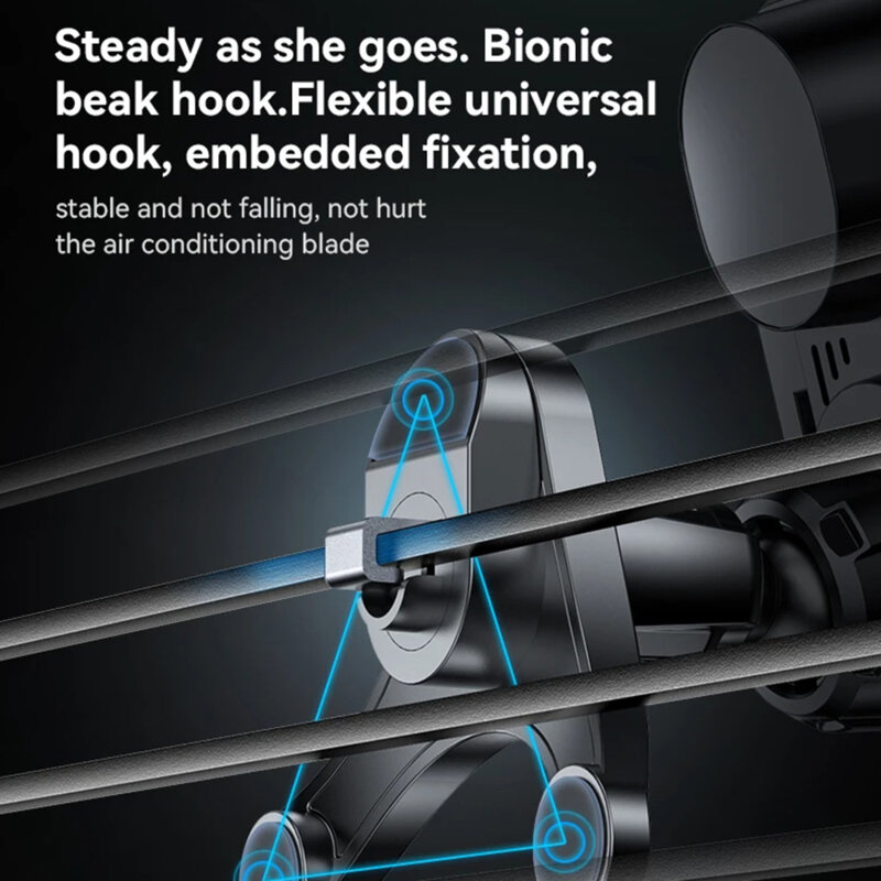 Suport auto cu incarcare wireless inteligenta, 15W Yesido C312