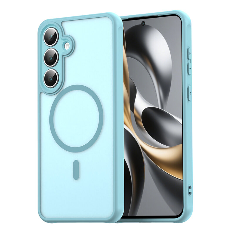 Husa iPhone 17 Pro Max Techsuit HaloFrost II MagSafe, verde menta
