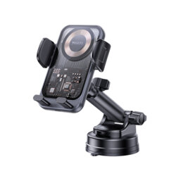 Suport auto bord, cu incarcare, clear design, 15W Yesido C307