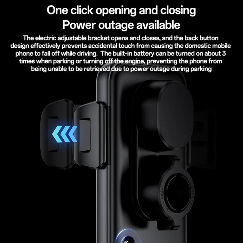 Suport auto bord, cu incarcare, clear design, 15W Yesido C307
