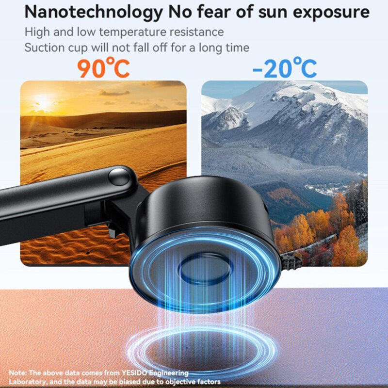 Suport auto magnetic pentru telefon cu design unic Yesido C266
