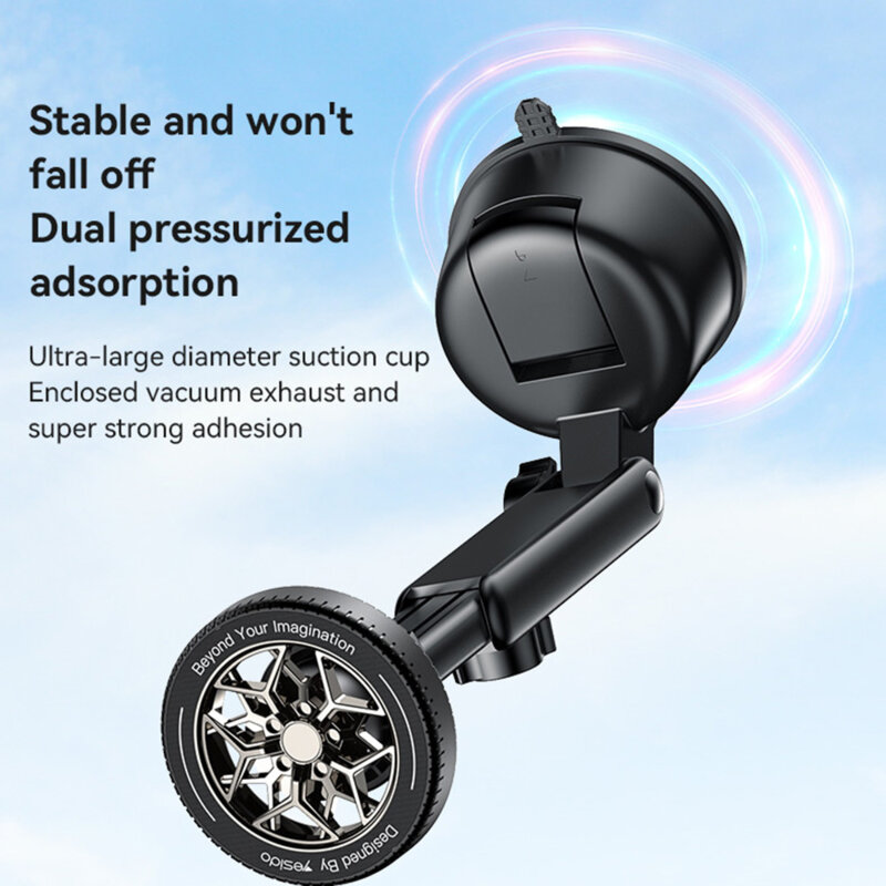 Suport auto magnetic pentru telefon cu design unic Yesido C266