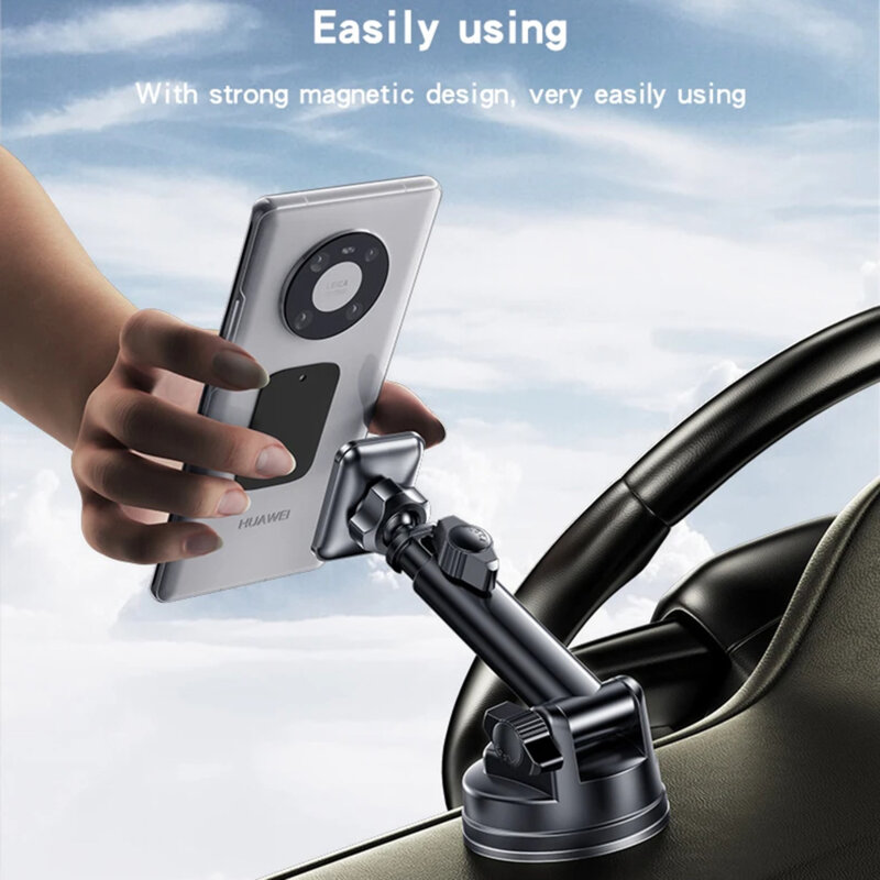 Suport auto magnetic pentru bord/parbriz, telescopic Yesido C263