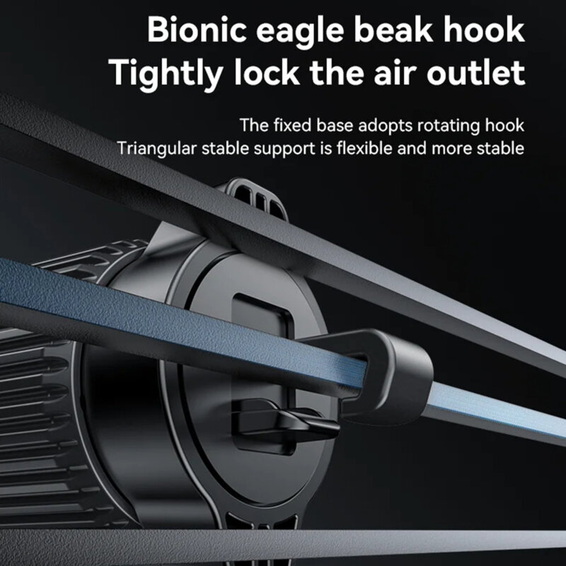 Suport auto magnetic pentru ventilatie, Barb Lock Yesido C252
