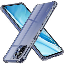 Husa Xiaomi Mi 11 Lite 5G Techsuit Shockproof Clear Silicone, fumuriu