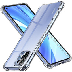 Husa Xiaomi Mi 11 Lite Techsuit Shockproof Clear Silicone, transparenta
