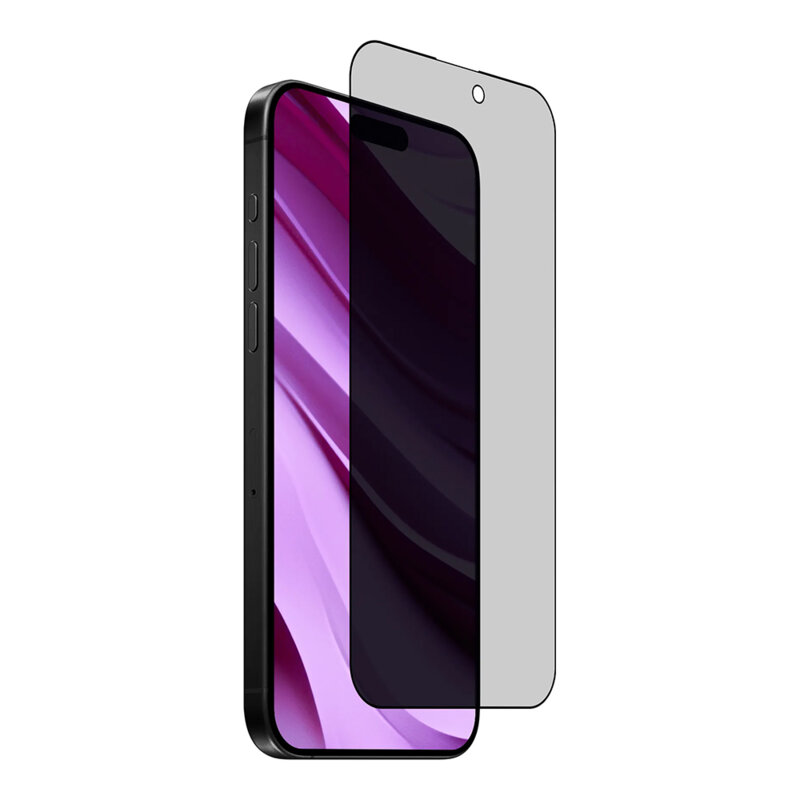 Folie sticla iPhone 15 ANANK 2.5D 2X Reinforced Privacy Screen Protector, negru