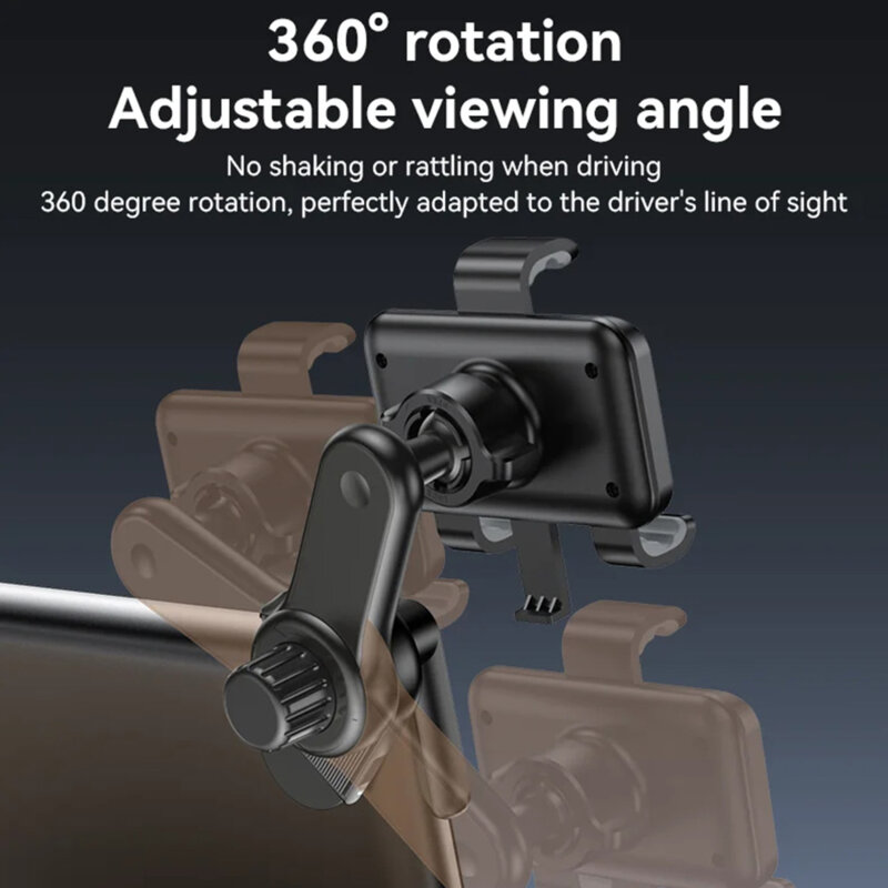 Suport auto pentru display, aplicare snap-on pe colt Yesido C250