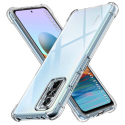 Husa Xiaomi Redmi Note 10 Pro Techsuit Shockproof Clear Silicone, transparenta