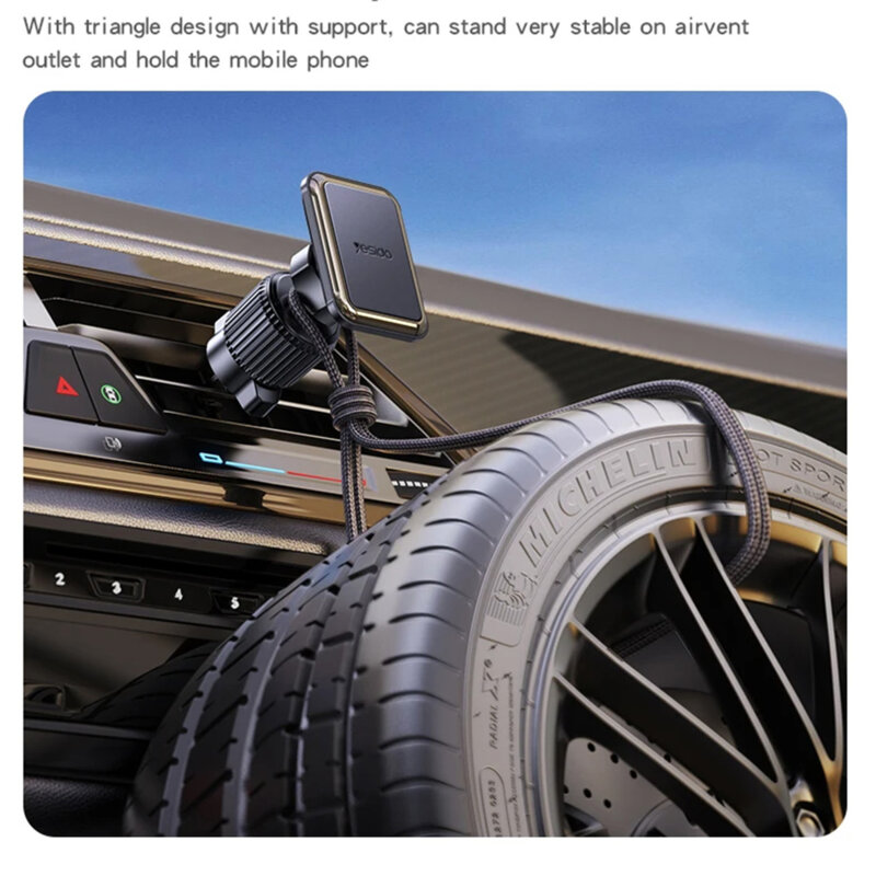 Suport auto pentru telefon cu prindere magnetica Yesido C245