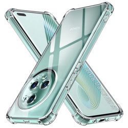 Husa Honor Magic5 Pro Techsuit Shockproof Clear Silicone, transparenta