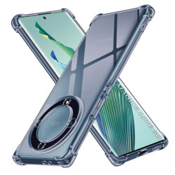 Husa Honor Magic5 Lite Techsuit Shockproof Clear Silicone, fumuriu