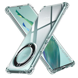 Husa Honor Magic5 Lite Techsuit Shockproof Clear Silicone, transparenta
