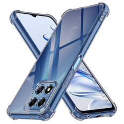 Husa Honor 70 Lite Techsuit Shockproof Clear Silicone, fumuriu