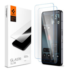 [Pachet 2x] Folie Nothing Phone (3) Spigen Glas.tR Slim, transparenta