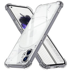 Husa Nothing Phone (1) Techsuit Shockproof Clear Silicone, transparenta