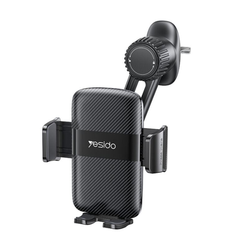 Suport auto pentru telefon ajustabil prin buton Yesido C242