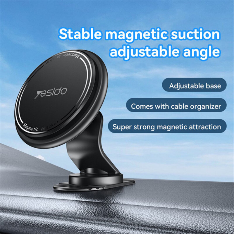 Suport auto magnetic cu organizator cablu integrat Yesido C220
